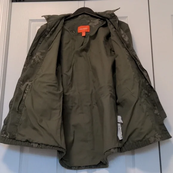 Joe Fresh Olive Green Floral Utility Jacket - Picture 5 of 7